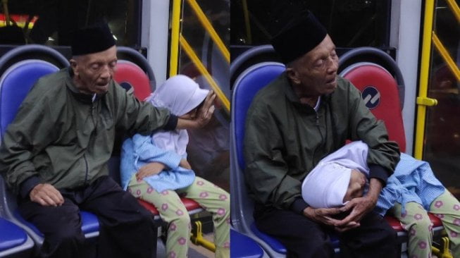 foto-kakek-dan-cucunya-di-transjakarta-viral