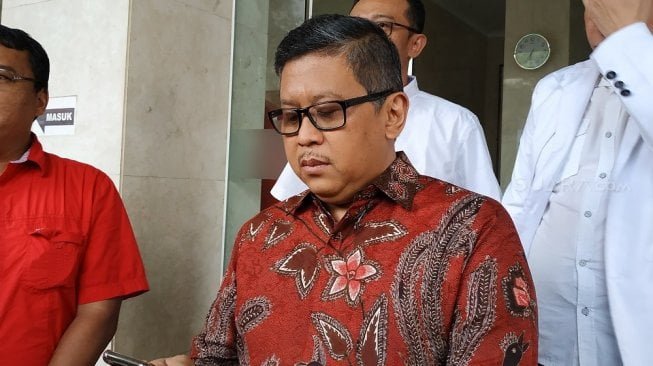Sekretaris Jenderal Partai Demokrasi Indonesia (PDI) Perjuangan, Hasto Kristiyanto [Suara.com/Fakhri Fuadi Muflih].