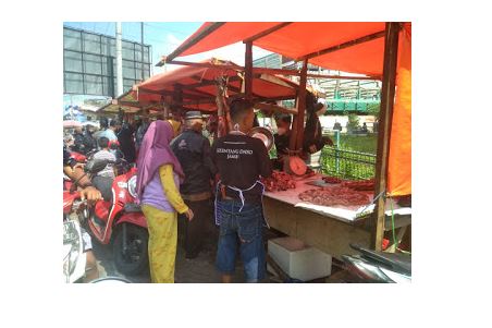 Harga Daging di Pasar Talang Banjar