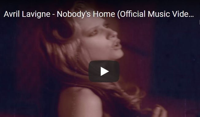 Lirik Lagu Nobody's Home - Avril Lavigne