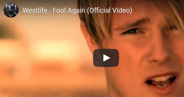 Lirik Lagu Fool Again - Westlife