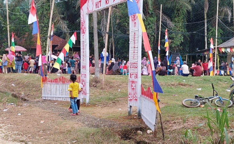 Perayaan HUT RI ke-77 Desa Tambang Emas