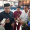 Pj Bupati Merangin H Mukti saat diwawancarai sejumlah awak media di ruangan Sidang Paripurna DPRD Merangin. Senin (01/7/2024).